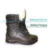 Grisport Ορειβατικό Μποτάκι Αδιάβροχο Μαύρο -13361-BLACK